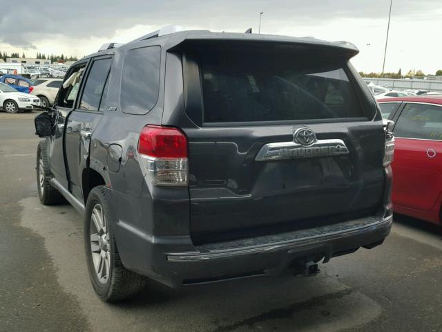 JTEBU5JR0A5029179 - 2010 TOYOTA 4RUNNER SR GRAY photo 3