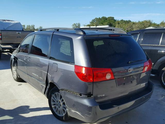 5TDZK22C78S176041 - 2008 TOYOTA SIENNA XLE GREEN photo 3