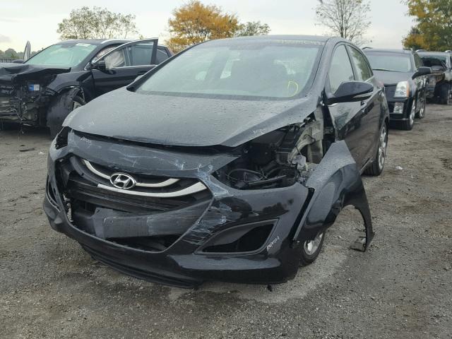 KMHD35LE8DU099383 - 2013 HYUNDAI ELANTRA GT BLACK photo 2