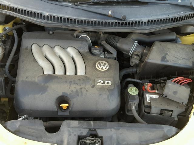 3VWCK31CX4M419975 - 2004 VOLKSWAGEN NEW BEETLE 黄色 照片 7