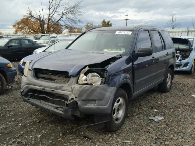 JHLRD68423C004899 - 2003 HONDA CR-V LX BLUE photo 2