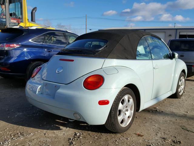 3VWCM21Y44M303526 - 2004 VOLKSWAGEN NEW BEETLE 青绿色 照片 4
