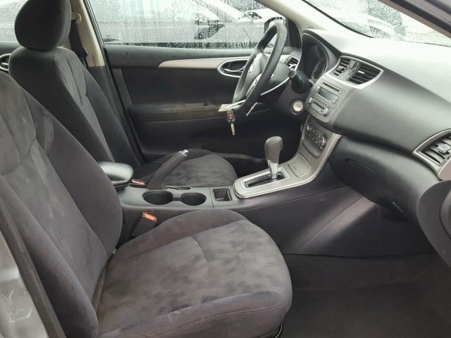 3N1AB7AP4DL673162 - 2013 NISSAN SENTRA S SILVER photo 5