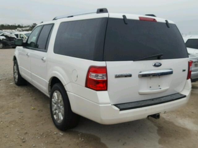 1FMJK1K55DEF19465 - 2013 FORD EXPEDITION WHITE photo 3