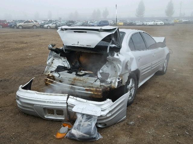 1G2NF52E72M696334 - 2002 PONTIAC GRAND AM S SILVER photo 4