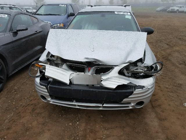 1G2NF52E72M696334 - 2002 PONTIAC GRAND AM S SILVER photo 9