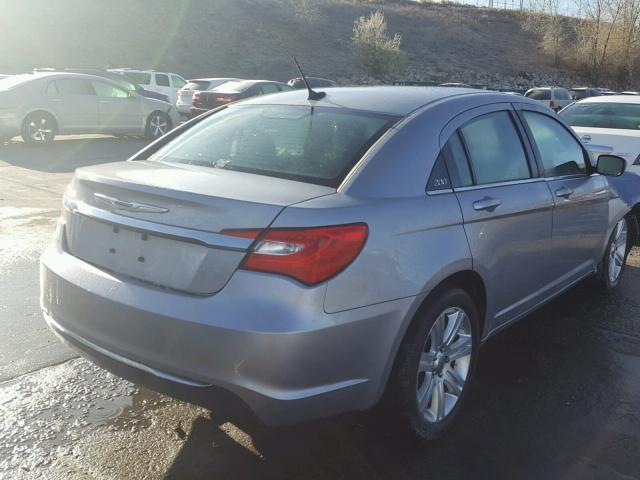 1C3CCBBB0DN567756 - 2013 CHRYSLER 200 TOURIN SILVER photo 4