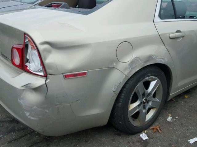 1G1ZG57N494153769 - 2009 CHEVROLET MALIBU LS TAN photo 10