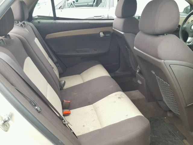 1G1ZG57N494153769 - 2009 CHEVROLET MALIBU LS TAN photo 6