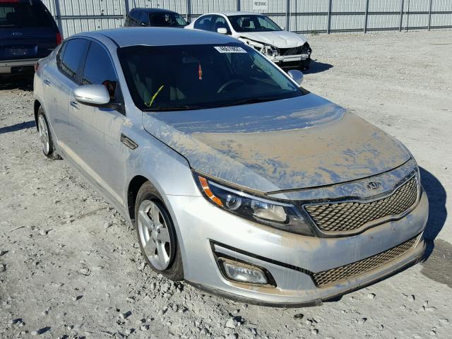 5XXGM4A72FG429301 - 2015 KIA OPTIMA LX SILVER photo 1