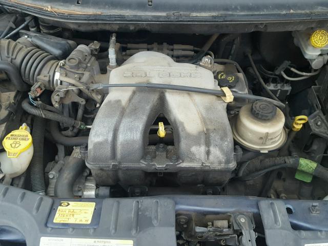 1D4GP25B45B334028 - 2005 DODGE CARAVAN SE BLUE photo 7