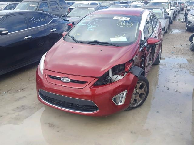 3FADP4CJ0DM149753 - 2013 FORD FIESTA TIT RED photo 2