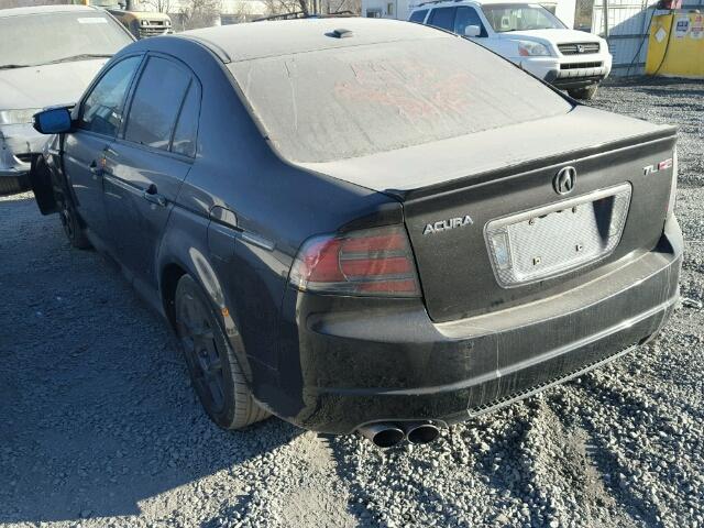 19UUA76588A052414 - 2008 ACURA TL TYPE S BLACK photo 3