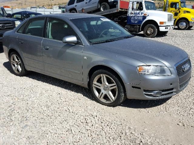 WAUAF78E77A203500 - 2007 AUDI A4 2 GRAY photo 1