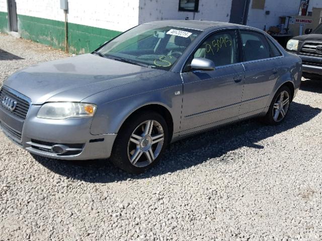 WAUAF78E77A203500 - 2007 AUDI A4 2 GRAY photo 2