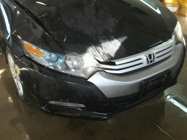 JHMZE2H77AS026914 - 2010 HONDA INSIGHT EX BLACK photo 9