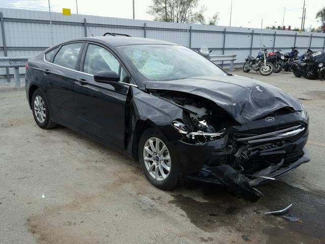 3FA6P0G75HR283912 - 2017 FORD FUSION S BLACK photo 1