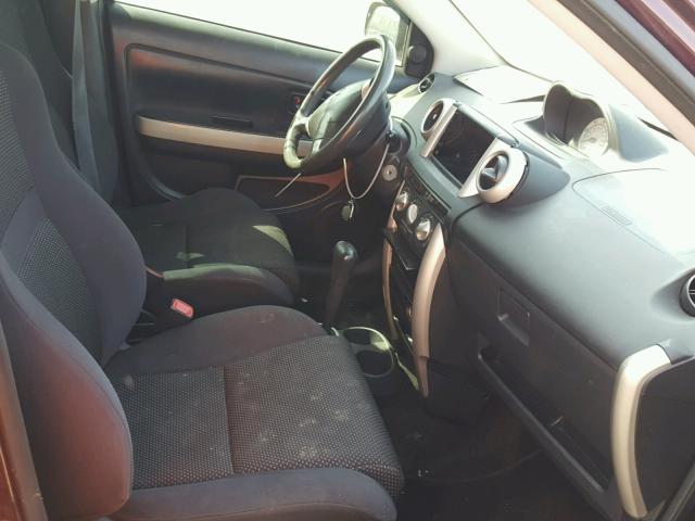 JTKKT624640046949 - 2004 TOYOTA SCION XA მუქწითელი ფოტო 5