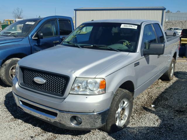 1FTPX12536NA07982 - 2006 FORD F150 SILVER photo 2