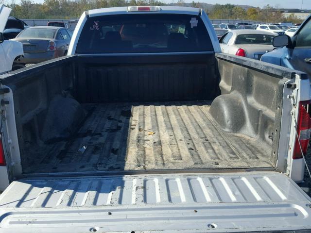 1FTPX12536NA07982 - 2006 FORD F150 SILVER photo 6