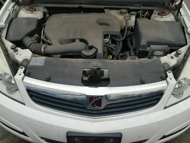 1G8ZS57B19F196427 - 2009 SATURN AURA WHITE photo 7