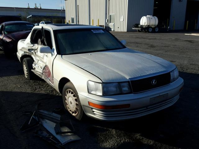 JT8UF11E0L0032949 - 1990 LEXUS LS 400 WHITE photo 1