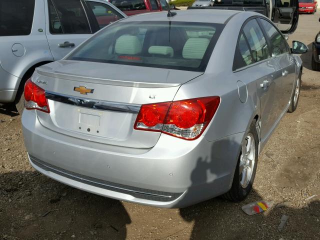 1G1PF5S97B7283733 - 2011 CHEVROLET CRUZE LT SILVER photo 4