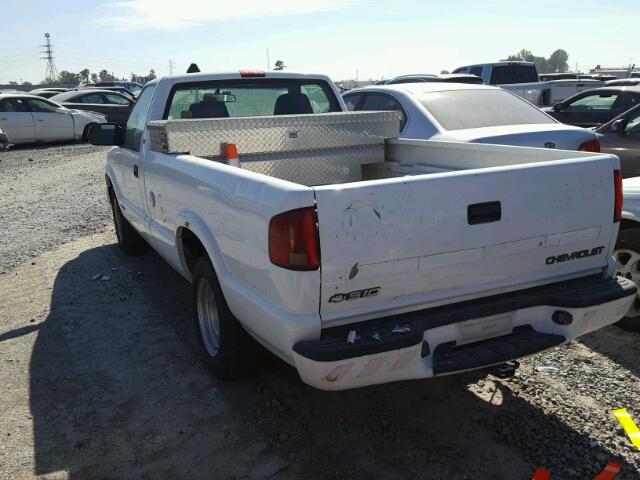 1GCCS14X1XK155000 - 1999 CHEVROLET S TRUCK S1 WHITE photo 3