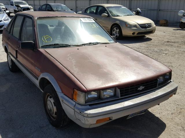 1Y1SK194XGZ169846 - 1986 CHEVROLET NOVA RED photo 1