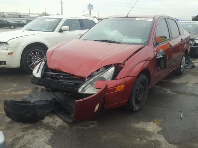 1FAFP33P21W126056 - 2001 FORD FOCUS LX RED photo 2