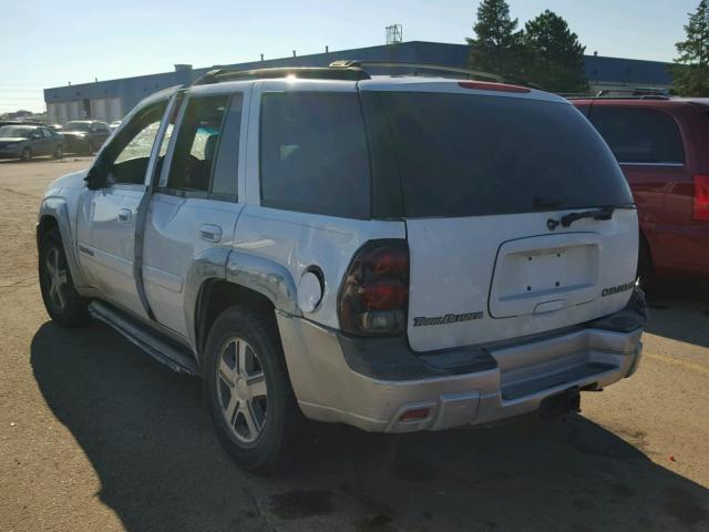 1GNDT13S642277426 - 2004 CHEVROLET TRAILBLAZE WHITE photo 3