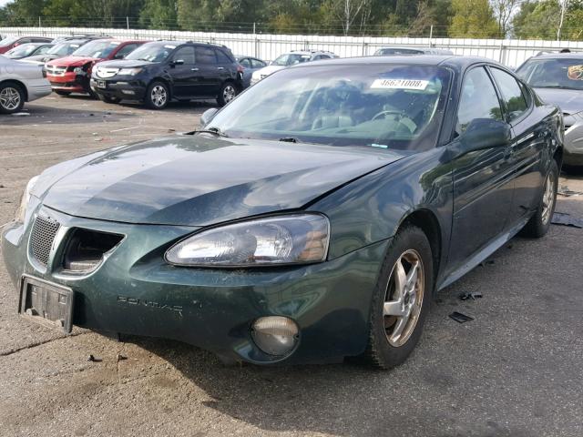 2G2WS522041293736 - 2004 PONTIAC GRAND PRIX მწვანე ფოტო 2