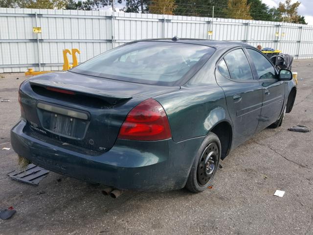 2G2WS522041293736 - 2004 PONTIAC GRAND PRIX მწვანე ფოტო 4