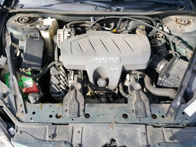 2G2WS522041293736 - 2004 PONTIAC GRAND PRIX მწვანე ფოტო 7