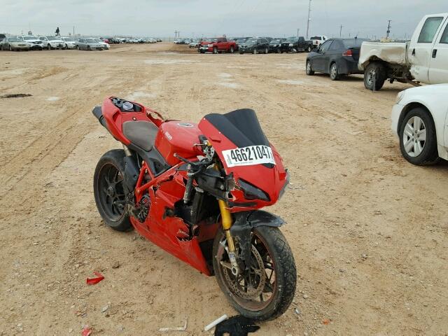 ZDM1XBEW88B017108 - 2008 DUCATI 1098 BASE RED photo 1