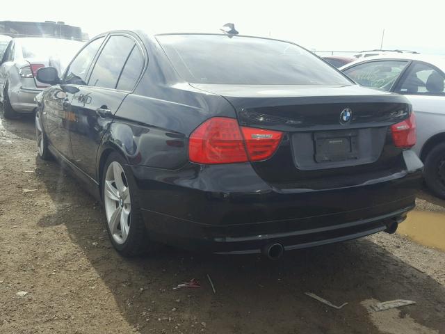 WBAPM5G59BNN00999 - 2011 BMW 335 I BLACK photo 3