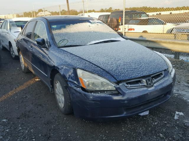 1HGCM56323A039205 - 2003 HONDA ACCORD LX BLUE photo 1