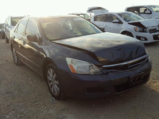 1HGCM668X6A042455 - 2006 HONDA ACCORD EX GRAY photo 1