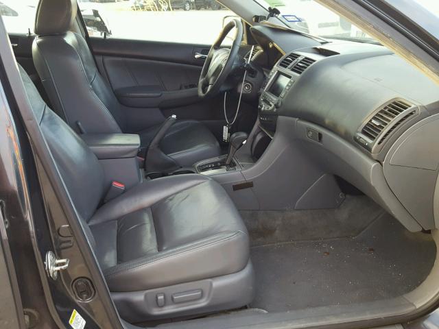 1HGCM668X6A042455 - 2006 HONDA ACCORD EX GRAY photo 5