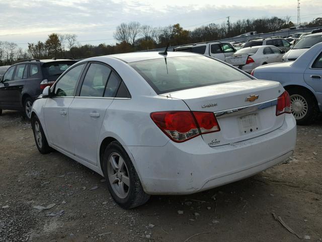 1G1PF5SC1C7324046 - 2012 CHEVROLET CRUZE LT WHITE photo 3