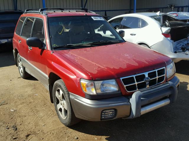JF1SF6556WH701267 - 1998 SUBARU FORESTER S RED photo 1