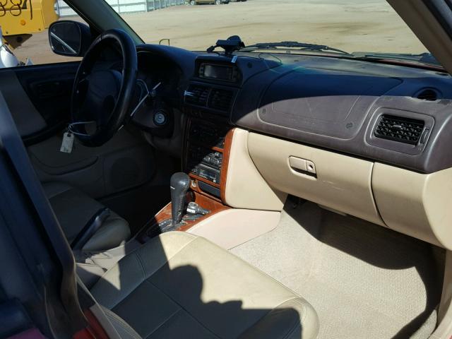 JF1SF6556WH701267 - 1998 SUBARU FORESTER S RED photo 5