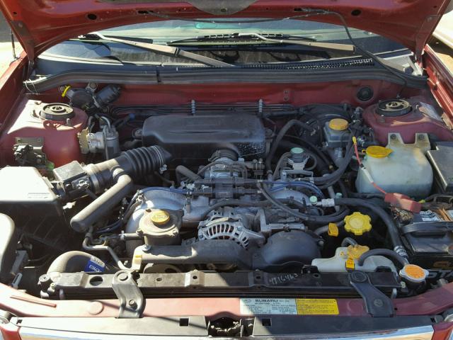 JF1SF6556WH701267 - 1998 SUBARU FORESTER S RED photo 7