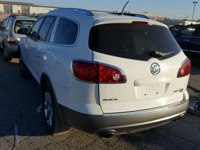 5GAER23738J277846 - 2008 BUICK ENCLAVE WHITE photo 3