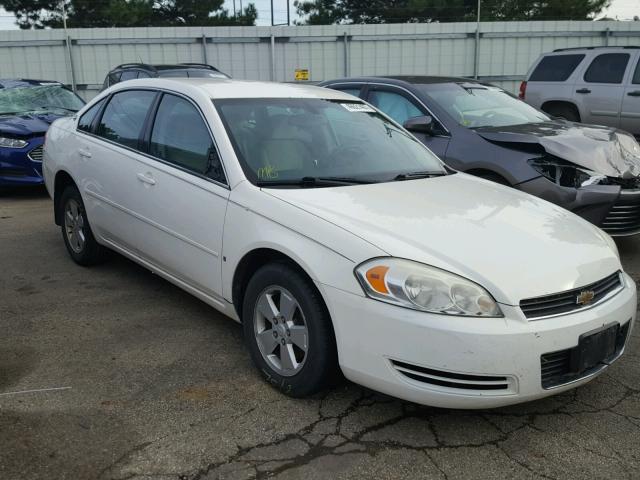 2G1WT58K769302056 - 2006 CHEVROLET IMPALA LT WHITE photo 1