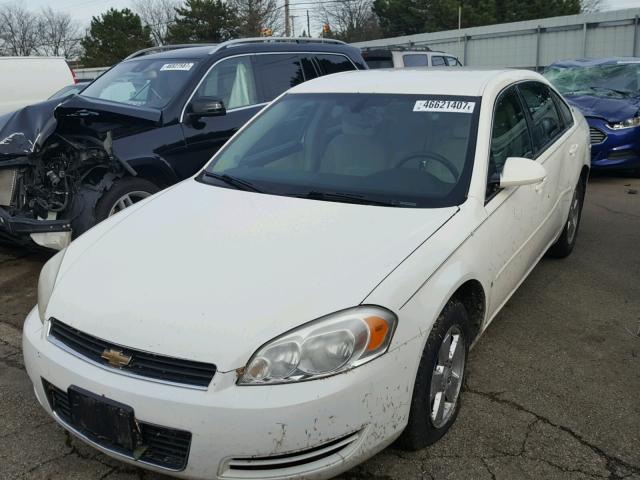 2G1WT58K769302056 - 2006 CHEVROLET IMPALA LT WHITE photo 2