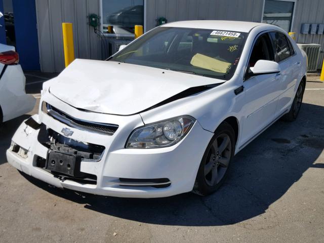 1G1ZC5EU2BF322154 - 2011 CHEVROLET MALIBU 1LT WHITE photo 2