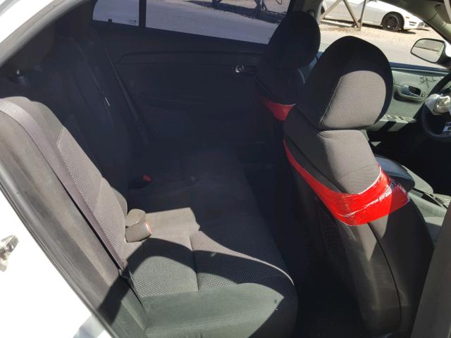 1G1ZC5EU2BF322154 - 2011 CHEVROLET MALIBU 1LT WHITE photo 6