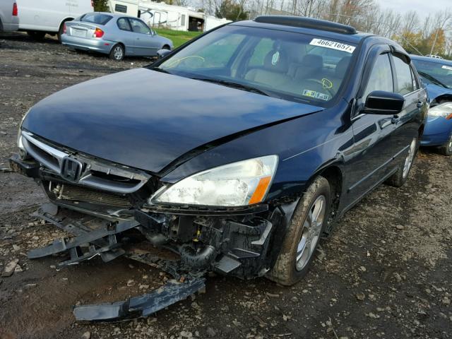 1HGCM56717A170957 - 2007 HONDA ACCORD BLACK photo 2