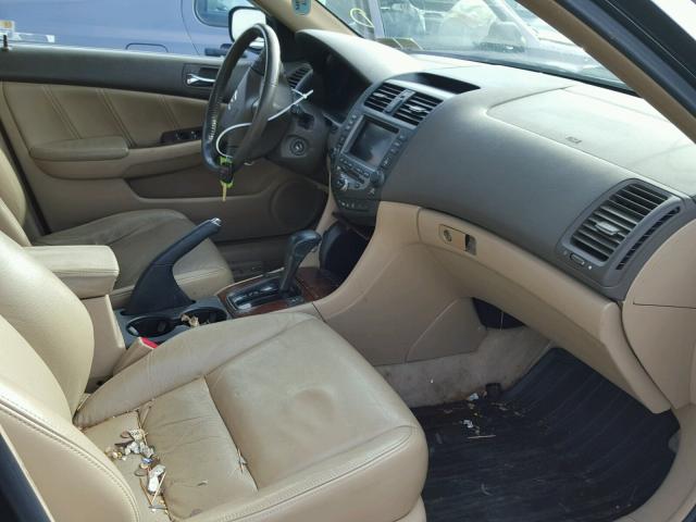 1HGCM56717A170957 - 2007 HONDA ACCORD BLACK photo 5